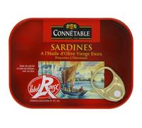 CONNÉTABLE Sardines Entières à l'Huile d'Olive Vierge Extra 135g