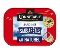 CONNÉTABLE Sardines Sans Arêtes au Naturel 98g