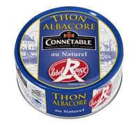 Connétable Thon albacore au naturel label rouge - La boite de 112g