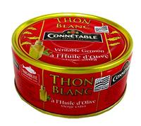Connétable Thon Blanc à l'Huile d'Olive Extra Vierge, La boîte de 104g net égoutté