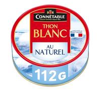 CONNÉTABLE Thon Blanc au Naturel 112 g - Préparé en Bretagne, Maison Familiale depuis 1853 - Lot de 3