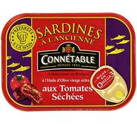 Connétable Sardines aux Tomates Séchées & à L'Huile d'Olive Vierge Extra 115g