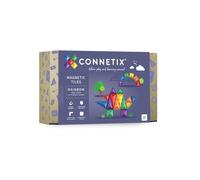 Connetix Tuiles Magnétiques Mini Pack Arc-en-Ciel, 24 Pièces