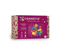 CONNETIX Construction Carreaux Magnetiques Arc-en-Ciel Pack Géométrie, 30 Pièces