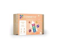 Connetix Tuiles magnétiques Pastel, paquet carré, 40 pièces