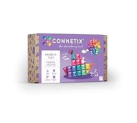 CONNETIX Construction Carreaux Magnetiques Pastel Pack de Démarrage 64 Pièces