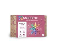 CONNETIX Construction Carreaux Magnetiques Pastel Pack Géométrie, 40 Pièces