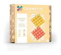 Jeu De Construction Magnétique Pastel Paquet De Plaques De Base, 2 Pièces Citron-pêche TU