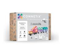 Connetix Jeu De Construction Pastel Transport 50 Pièces