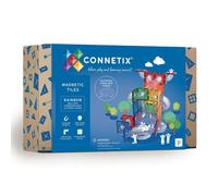 Connetix Tuiles magnétiques Pack d'extension Course de billes Arc-en-ciel 66 pièces