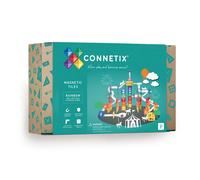 Connetix – Tuiles magnétiques Arc-en-Ciel – Circuit de billes – 92 pièces