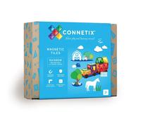Connetix Tuiles magnétiques Arc-en-ciel – Paquet de mouvement – 24 pièces