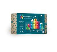 Connetix Carreaux magnétiques de construction Arc-en-ciel – Pack rectangle 18 pièces