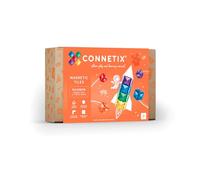 CONNETIX Tuiles magnétiques Arc-en-Ciel Paquet carré, 42 pièces