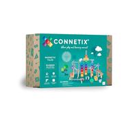 CONNETIX Tuiles magnétiques Arc-en-Ciel Paquet Circuit de Billes, 92 pièces