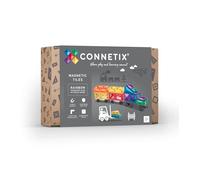 CONNETIX Tuiles magnétiques Arc-en-Ciel Paquet de Transport, 50 pièces