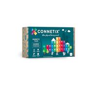 CONNETIX Construction Carreaux Magnetiques Arc-en-Ciel Pack Rectangle, 18 Pièces