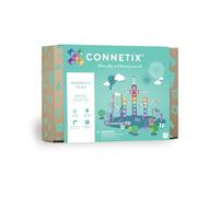 CONNETIX Construction Carreaux Magnetiques Pastel Course de Balle Paquet, 106 Pièces