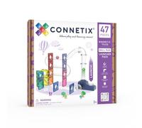 CONNETIX Tuiles Magnétiques Circuit à Billes Launcher Pack, 47 Pièces