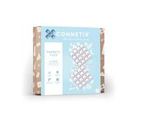 CONNETIX Tuiles magnétiques Clair Paquet de plaques de Base, 2 pièces
