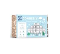 CONNETIX Tuiles magnétiques Clair Paquet Rectangle, 12 pièces