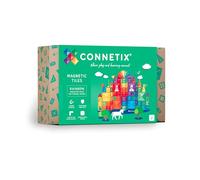 CONNETIX Tuiles Magnétiques Créatif Pack Arc-en-Ciel, 102 Pièces