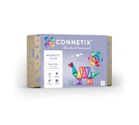 CONNETIX Tuiles Magnétiques Pack Pastel, 32 Pièces