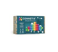 CONNETIX Construction Carreaux Magnetiques Arc-en-Ciel Pack Rectangle, 18 Pièces