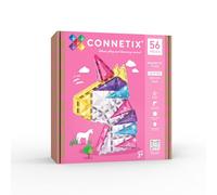 CONNETIX Tuiles magnétiques Paquet Licorne pailletée, 56 pièces