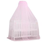 Connette de berceau 1pc, canopée de lit bébé en filet fin à mailles fins, tente berceau motif Jacquard, filet moustique pour lit bébé circonférence 16, 4 pieds.