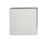 Connetto - boîte Murale dvr/nvr 2 serrures avec étagère ouvrable et serrures réglables, Fixation vesa pour Moniteur Inclus Gris Clair