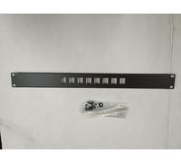 Connetto - Panneau Patch 19" Vide en métal pour 8 Keystone Jack Noir