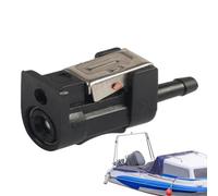 Connettore Linea Olio - Tappo Serbatoio | Connettore Rapido Femmina 3/8 Barb 22-13563Q7 in ABS Resistente, Anti-Perdita, Compatibile con Miscele di Etanolo fino all 85%