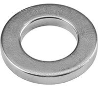 Connex Aimant en néodyme - Diamètre : 40 x 23 x 5 mm - Aimant extra puissant - 21 kg - Pour la maison et l'atelier - Aimant puissant - Mini aimant DY7100030 - Argenté