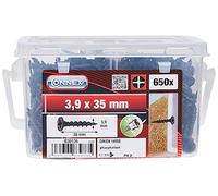 Connex B30126 Lot de 650 Vis à fixation rapide butée de profondeur PH 3,9 x 35 mm