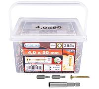Connex B30174 Vis universelles 4,0 x 50 TX galvanisés 385 g