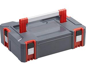Connex Boîte système - Taille S - Volume : 17,5 l - Capacité de charge : 80 kg - Système extensible individuellement - Empilable - En plastique robuste - Boîte empilable - Caisse à outils - COX566200