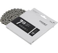 Connex Chaîne 1 vitesse 7E8 VAE gris 1 fach / 124 Glieder