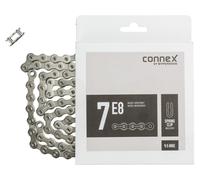 Connex Chaîne 1 vitesse 7E8 VAE gris 1 fach / 136 Glieder