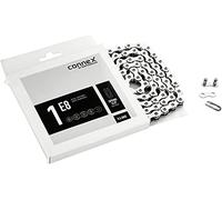 Connex E-Bike Kette 1e8, Verstärkte Ausführung, Breite Nabenschaltungskette, 132 Glieder Chaînes Mixte, argenté, Standardgröße