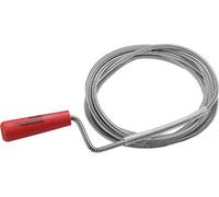 Connex COX260030 Spirale de Nettoyage des Tuyaux, Argent/Rouge, 6 mm x 3 m
