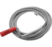 Connex COX260050 Spirale de nettoyage des tuyaux, Argent/rouge, 9 mm x 5 m
