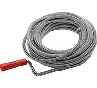 Connex COX260100 Spirale de nettoyage des tuyaux, Argent/rouge, 9 mm x 10 m