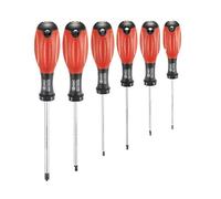 Connex COX310996 Tournevis TX avec Manches 2-Composants, ArgentNoirRouge, Set de 6 Pièces