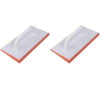 Connex COX781343 Taloche avec garniture en caoutchouc mousse, Blanc/orange, 14 x 28cm (Lot de 2)