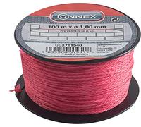 Connex COX781540 Cordeau de maçon 100 m Max 36 kg 1 mm Rose