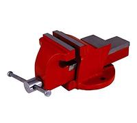 Connex COX870080 Étau fixe, Argent/rouge, 80 mm