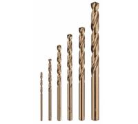 Connex COX970506 Jeu de forets HSS hélicoïdaux; cobalt allié Diamètre 2 à 8 mm