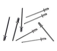 Connex COXT195310 Rivets borgnes en Aluminium, Argent, 3 x 10 mm, Set de 50 Pièces