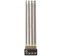 Connex COXT973291 Embouts de Visseuse TX, Argent, 150 mm, Set de 4 Pièces